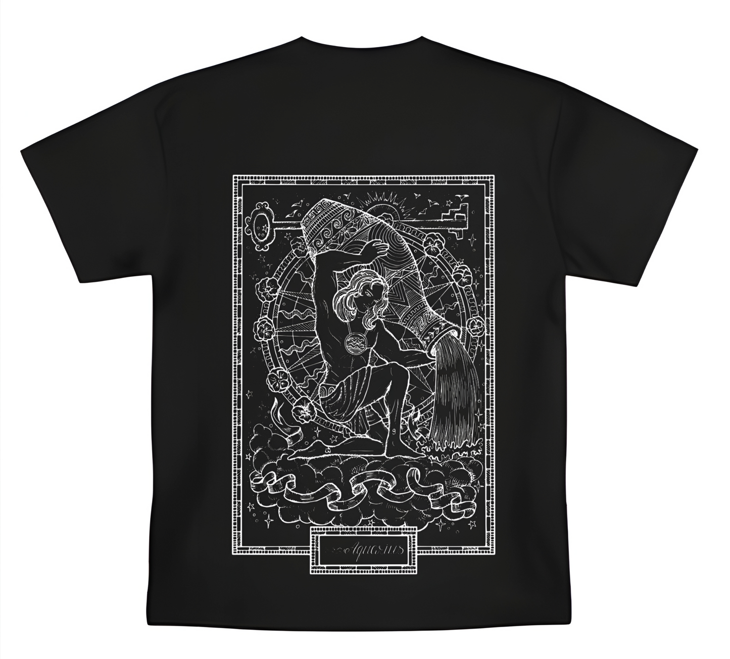 Aquarius Zodiac Graphic T-Shirt