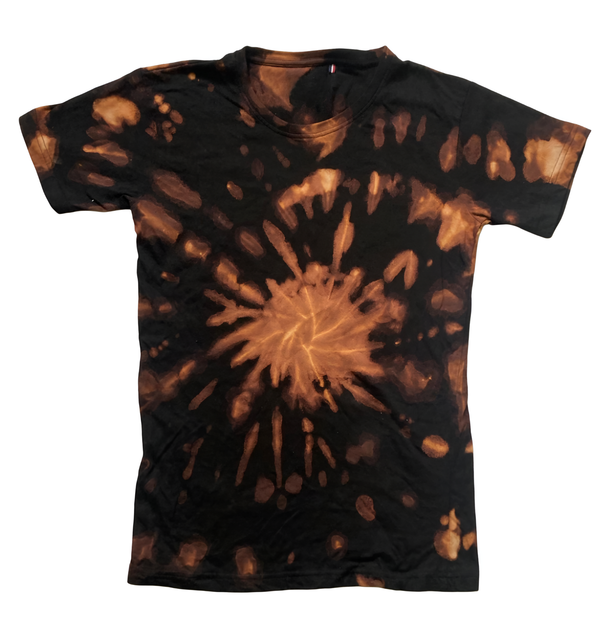 Blazing Contrast Bleach-Dye T-Shirt