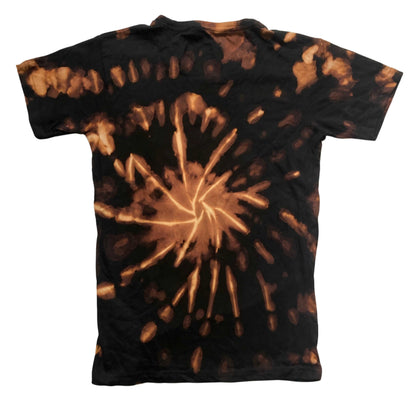 Blazing Contrast Bleach-Dye T-Shirt