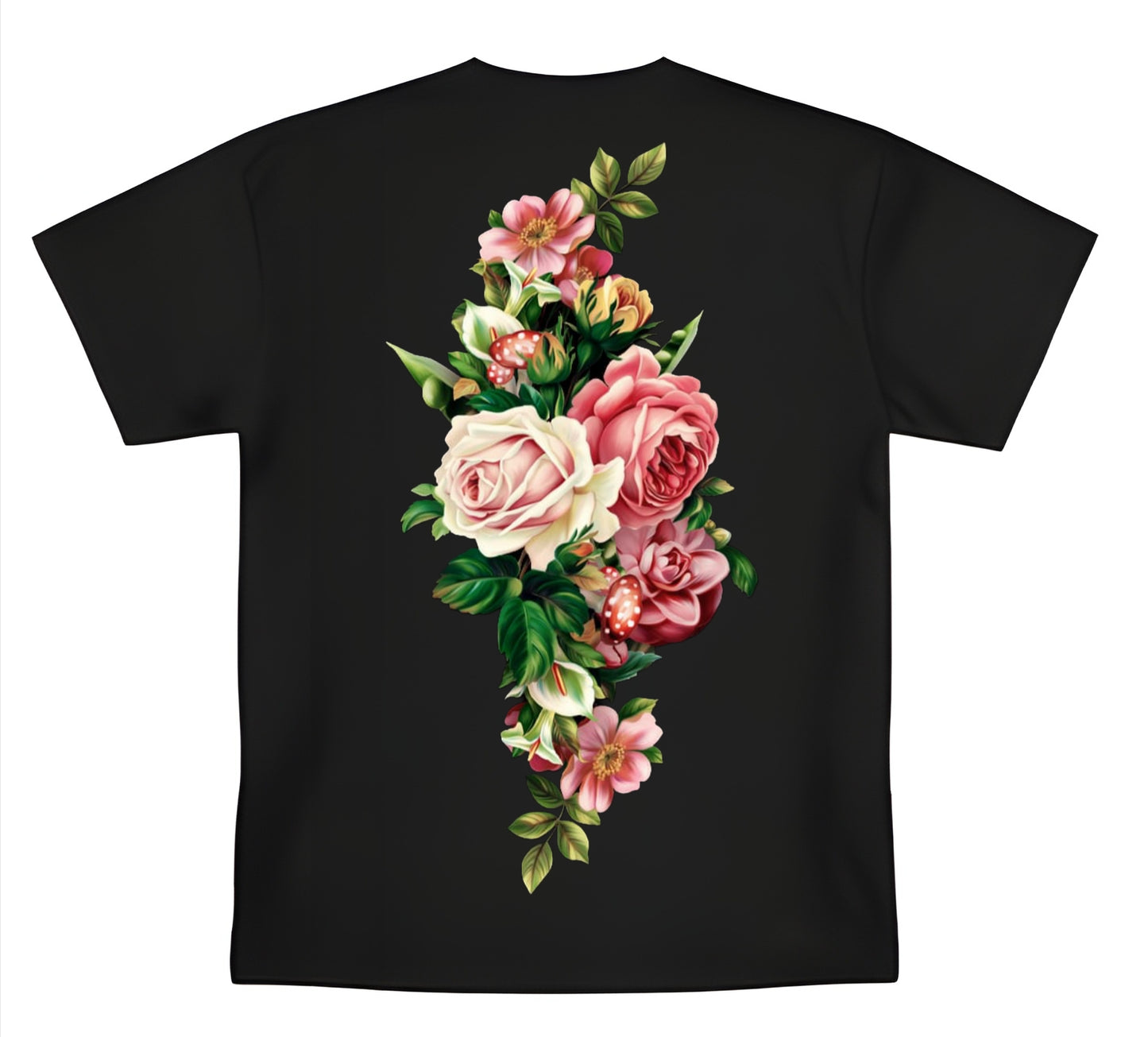 Blooming Elegance Floral Graphic T-Shirt