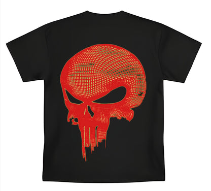 Punisher Red Skull Graphic T-Shirt