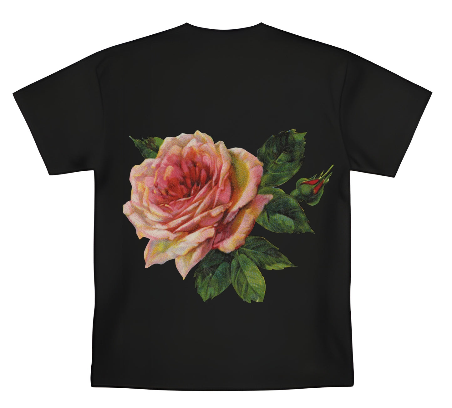  Rose Bloom Graphic T-Shirt