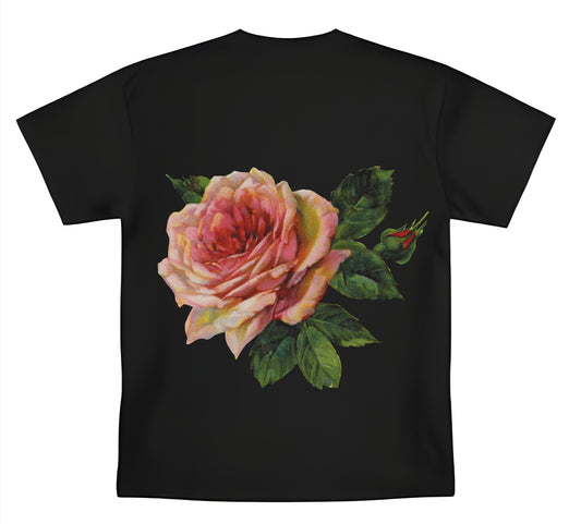  Rose Bloom Graphic T-Shirt