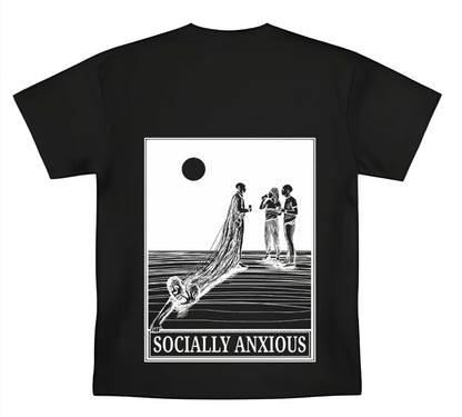 Socially Anxious Graphic T-shirt