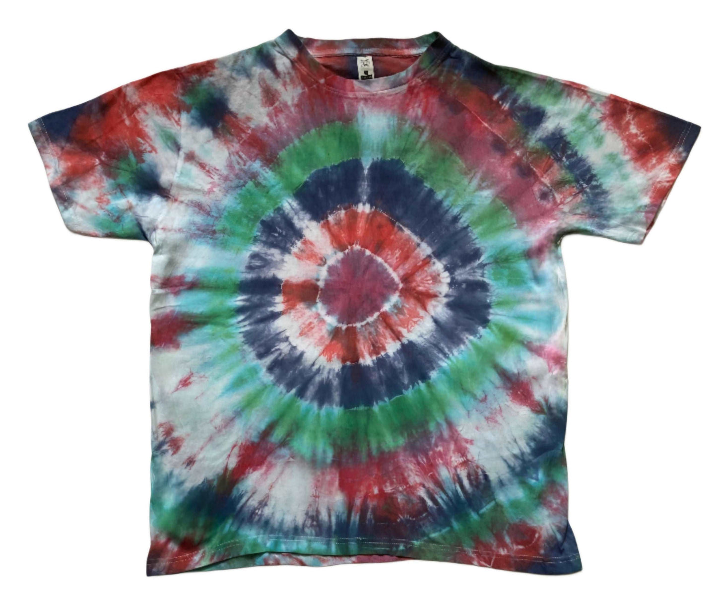 Vivid Harmony Spiral Tie-Dye T-Shirt